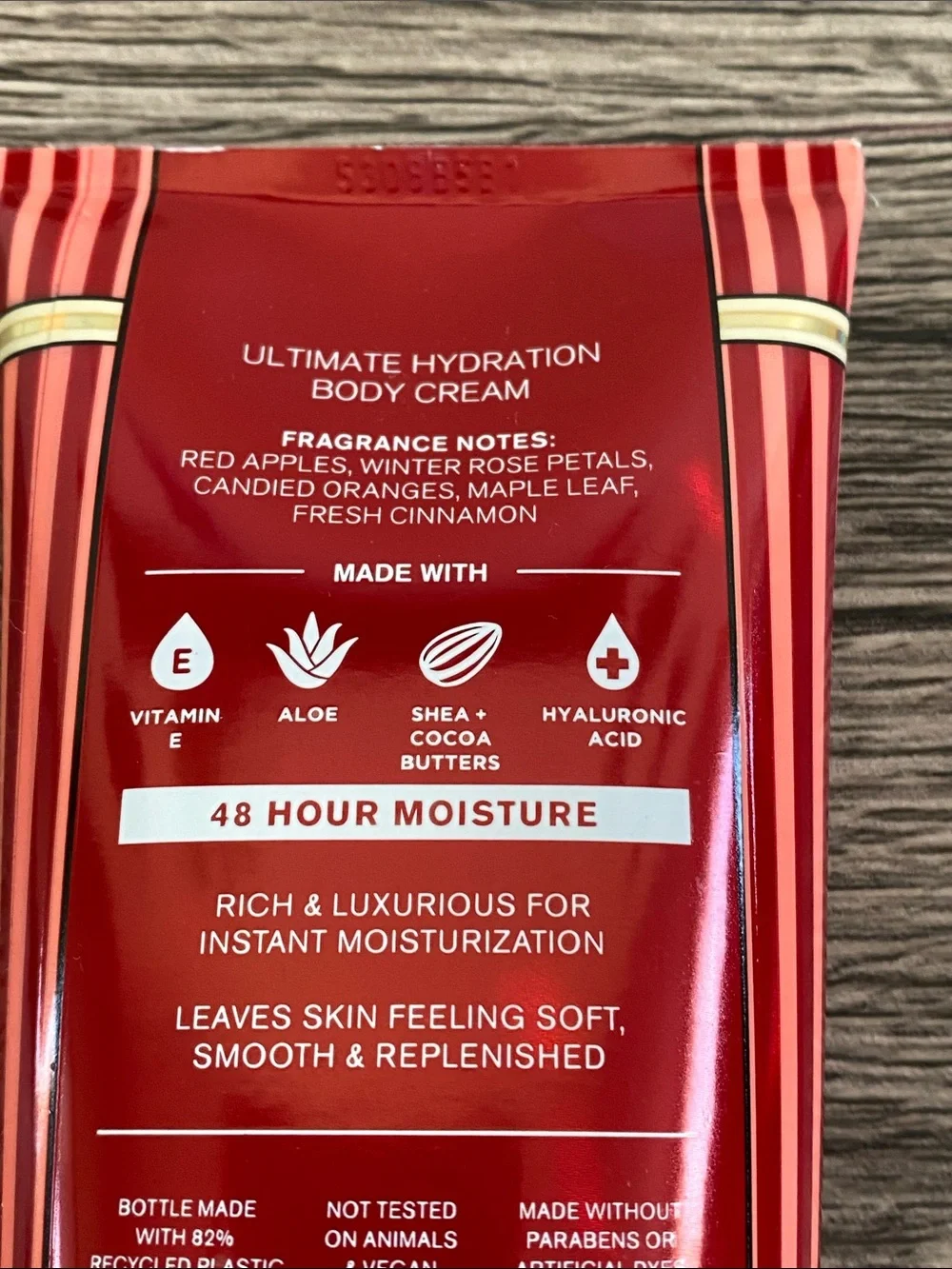 Bath & Body Works Winter Candy Apple Body Cream 8 oz